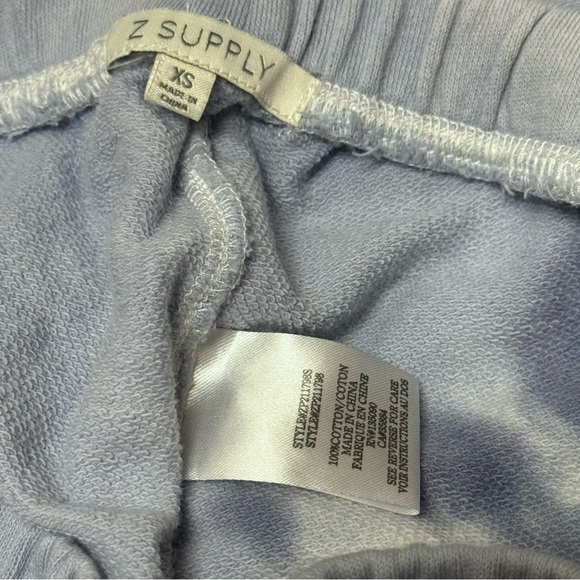 Z Supply XS blue & white tie-dye joggers - Picture 5 of 5